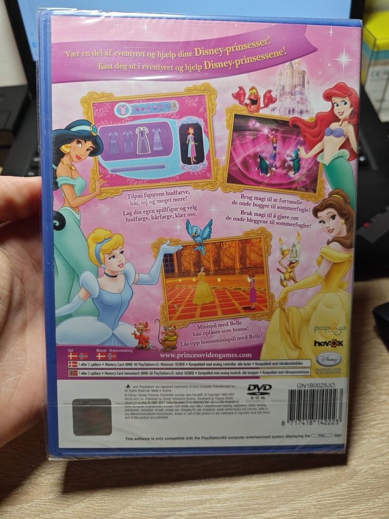 PS2 Disney Princess Nowa w Folii /