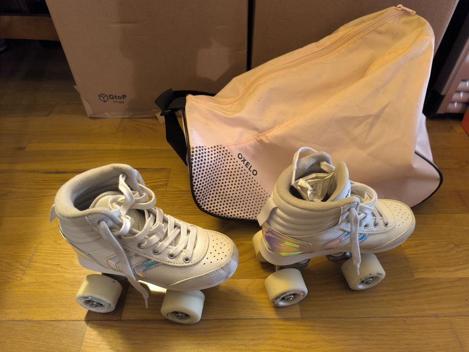 Patins Quad Oxelo+Saco Oxelo