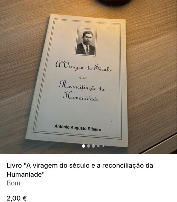 Livro " A viragem do seculo e a reconcialização da Humanidade"