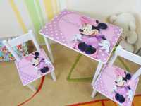 Детский столик и стул "Минни Маус" стол-парта стульчик от 1 до 7 лет