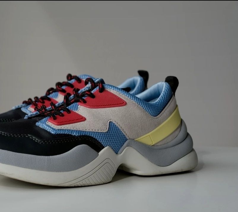 ZARA sneakersy buty sportowe na podwyższeniu platformie adidasy  NOWE!