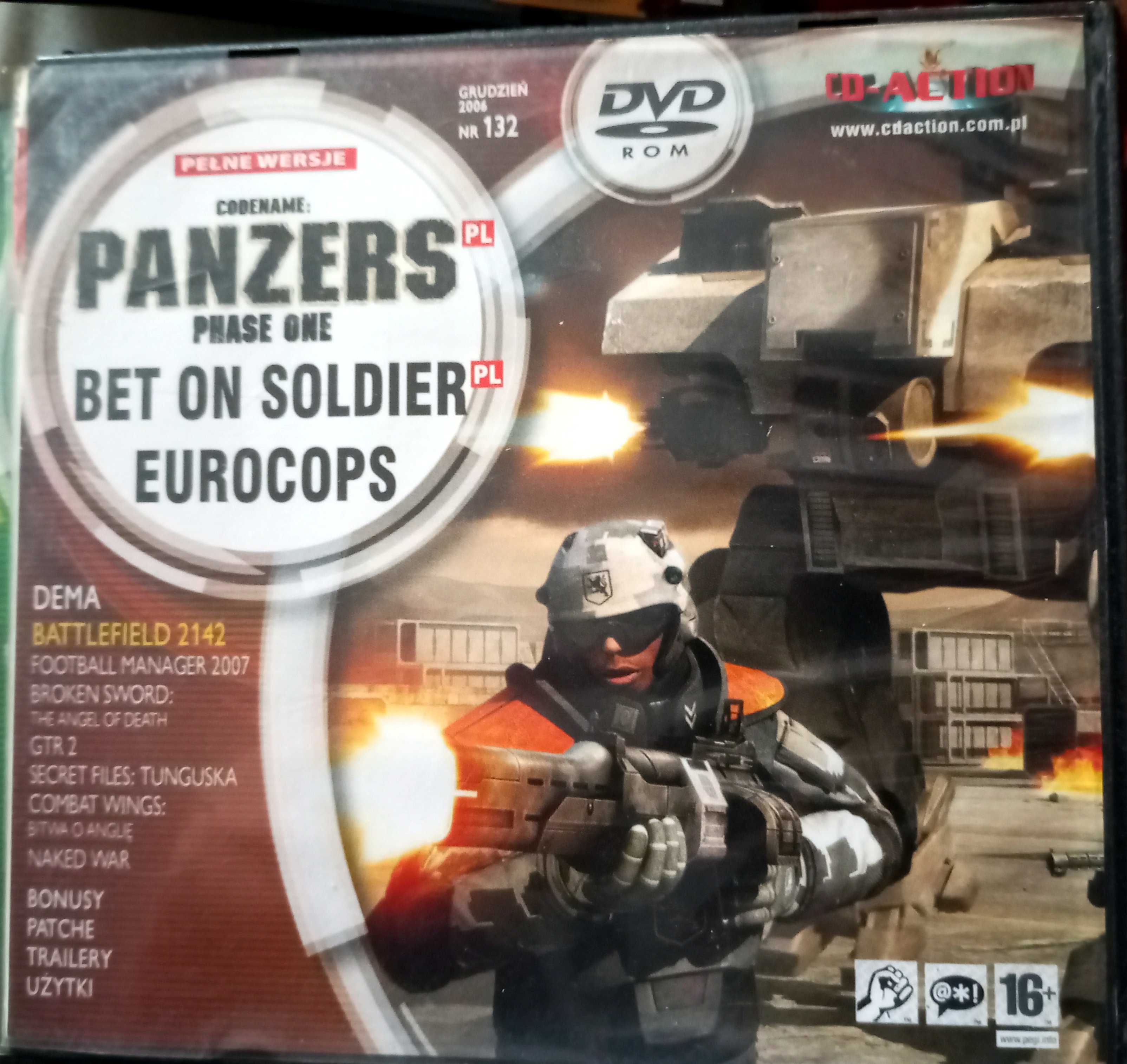 CD-ACTION 12/2006 #132  Codename Panzers Faza Pierwsza, Bet On Soldier