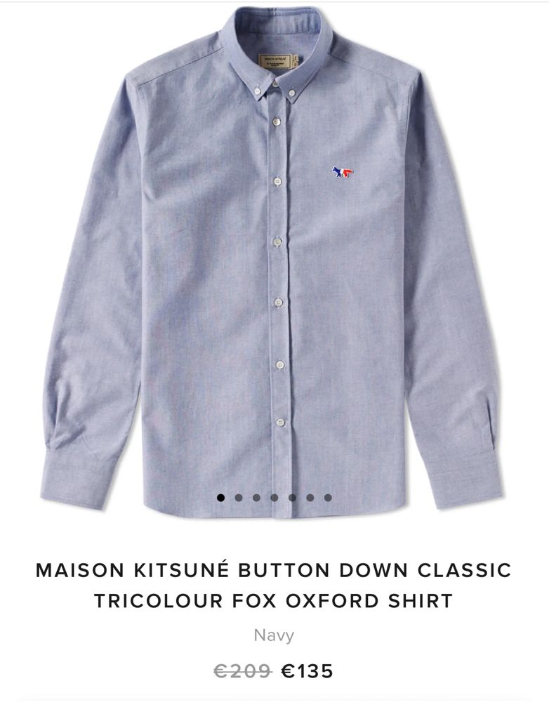 Сорочка Maison Kitsune