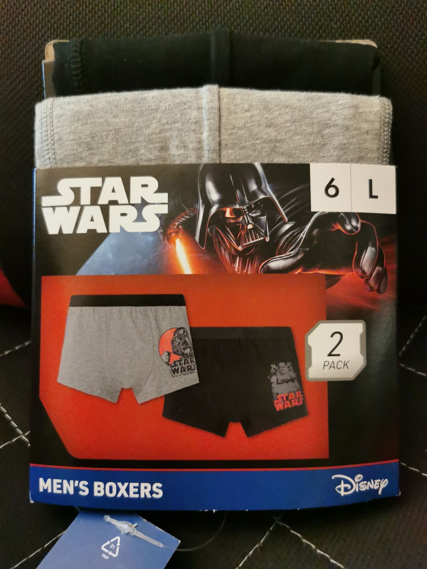 Bokserki męskie 2 pack star wars Disney roz L