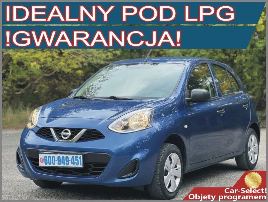 Nissan Micra STAN IDEALNY po serwisie !GWARANCJA! idealny pod LPG