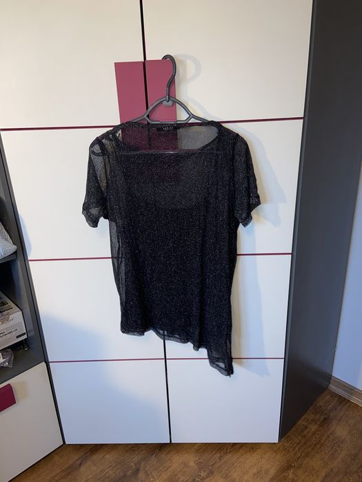 Brokatowa bluzka Mohito S viral święta sylwester