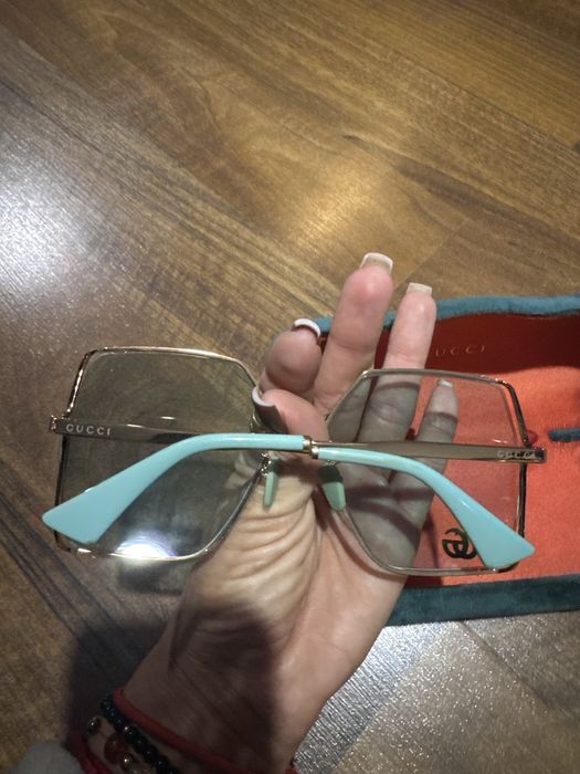 Okulary gucci miętowe