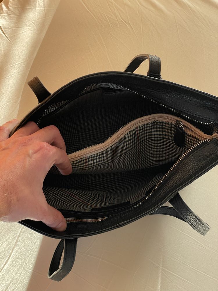 Nowa skórzana torebka torba shopper damska Stilord