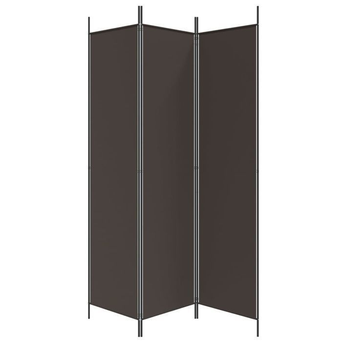Parawan 3-panelowy Vidaxl Brązowy 150x200 cm Tkanina