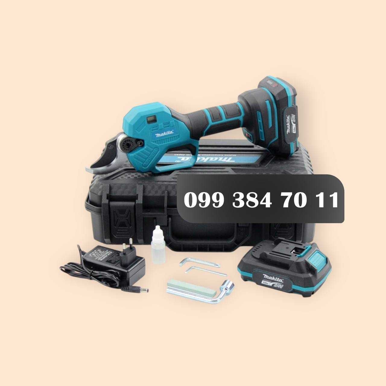 Акумуляторний секатор Makita DUP400 індикатором різів + підсвічування