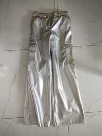 Nowe srebrne spodnie