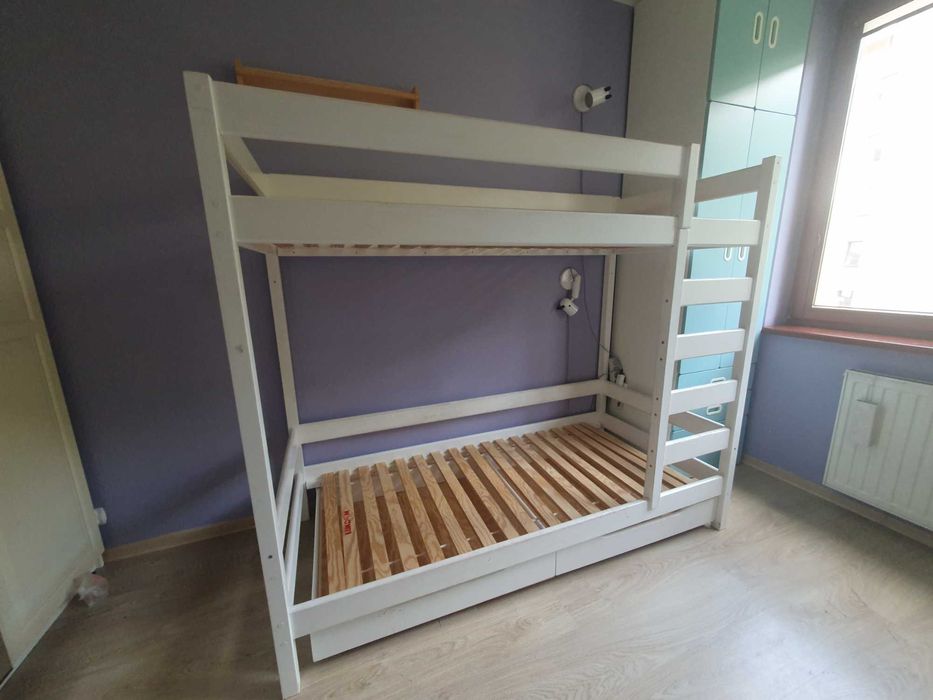 łóżko piętrowe dzięciece, wymiary 180 x 80