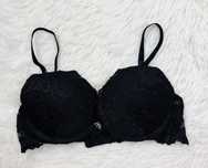 Biustonosz push-up 75A czarny Cubus