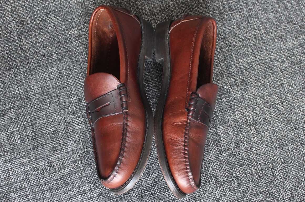 Туфлі лофери Sebago Оригінал Нат шкіра Made in Rep Dom(Dominicana) 45р