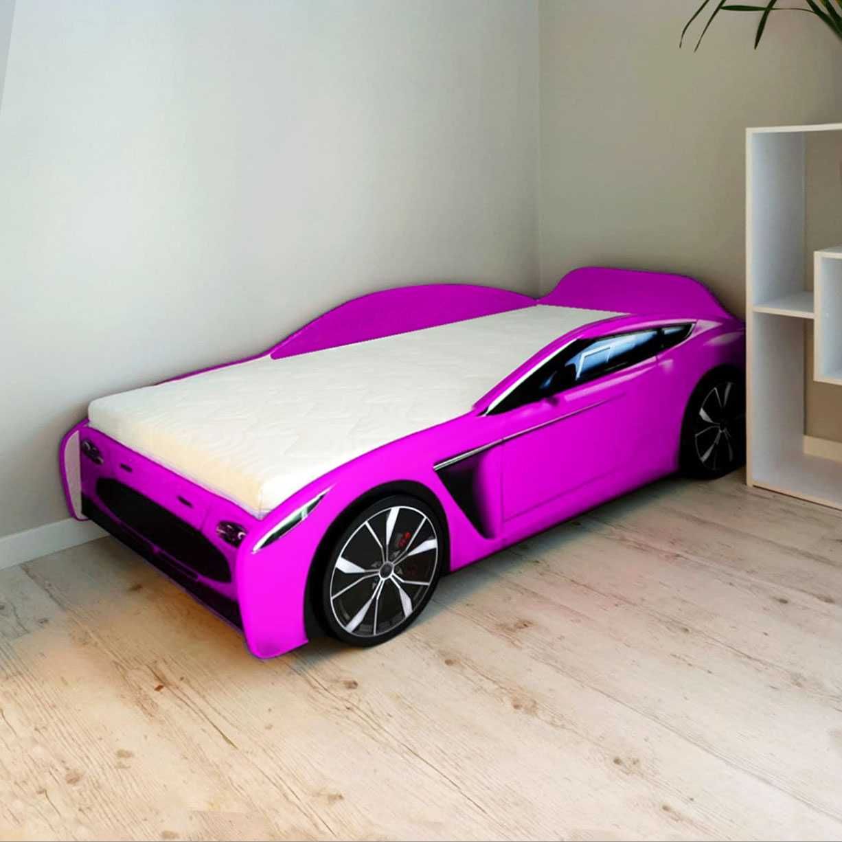Безкоштовна доставка. Лiжко машина Aston (Кровать машина детская)