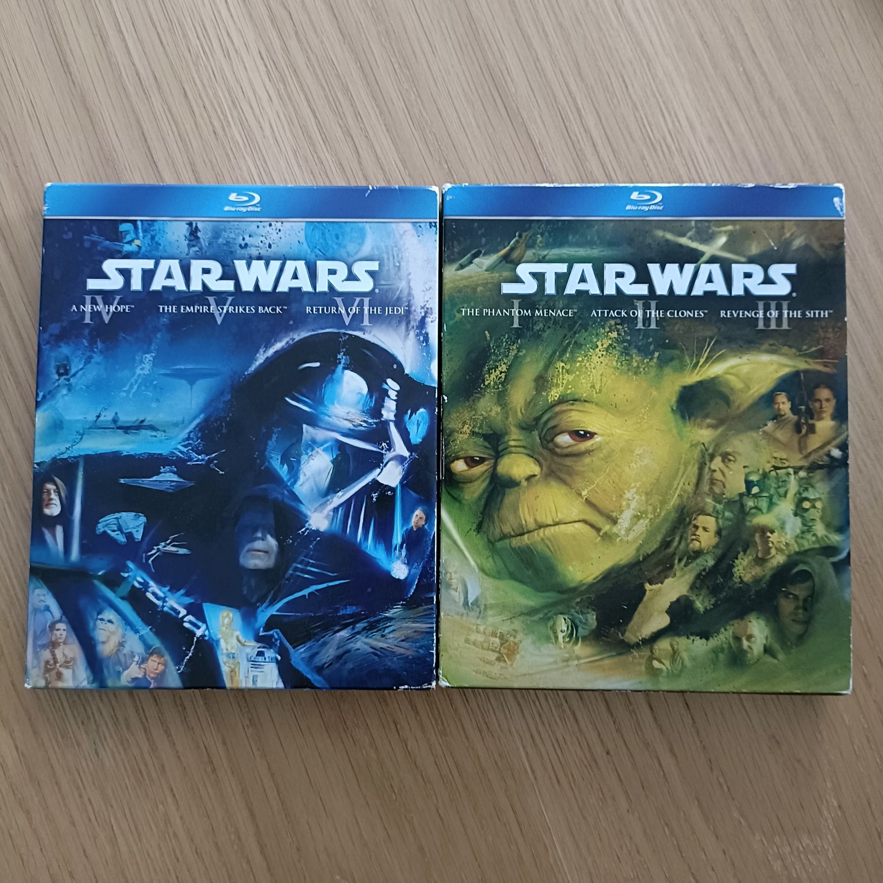 Gwiezdne Wojny Star Wars trylogia blu-ray PL