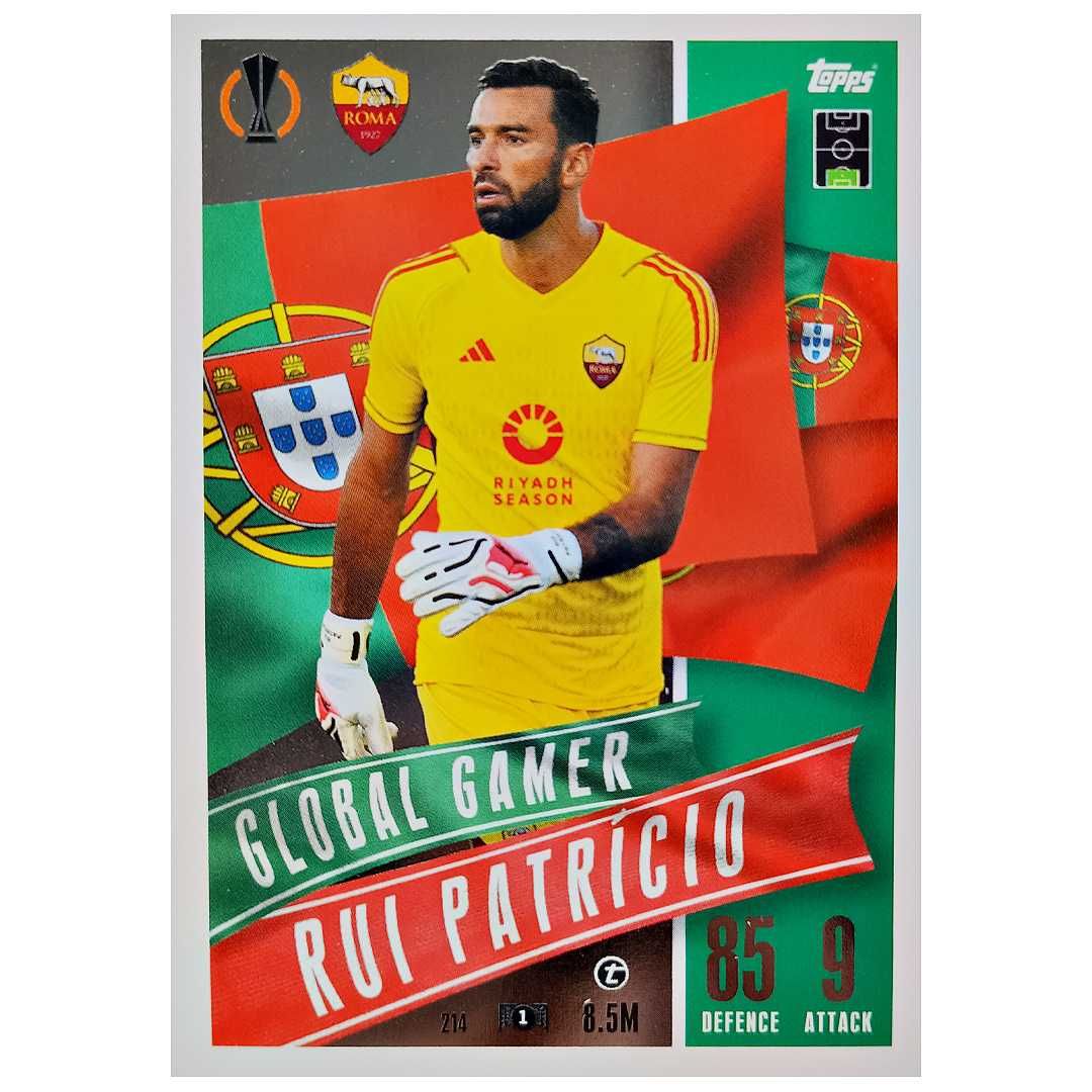 Karta Topps Match Attax Extra 2023-24 Rui Patricio 214 Global Gamer