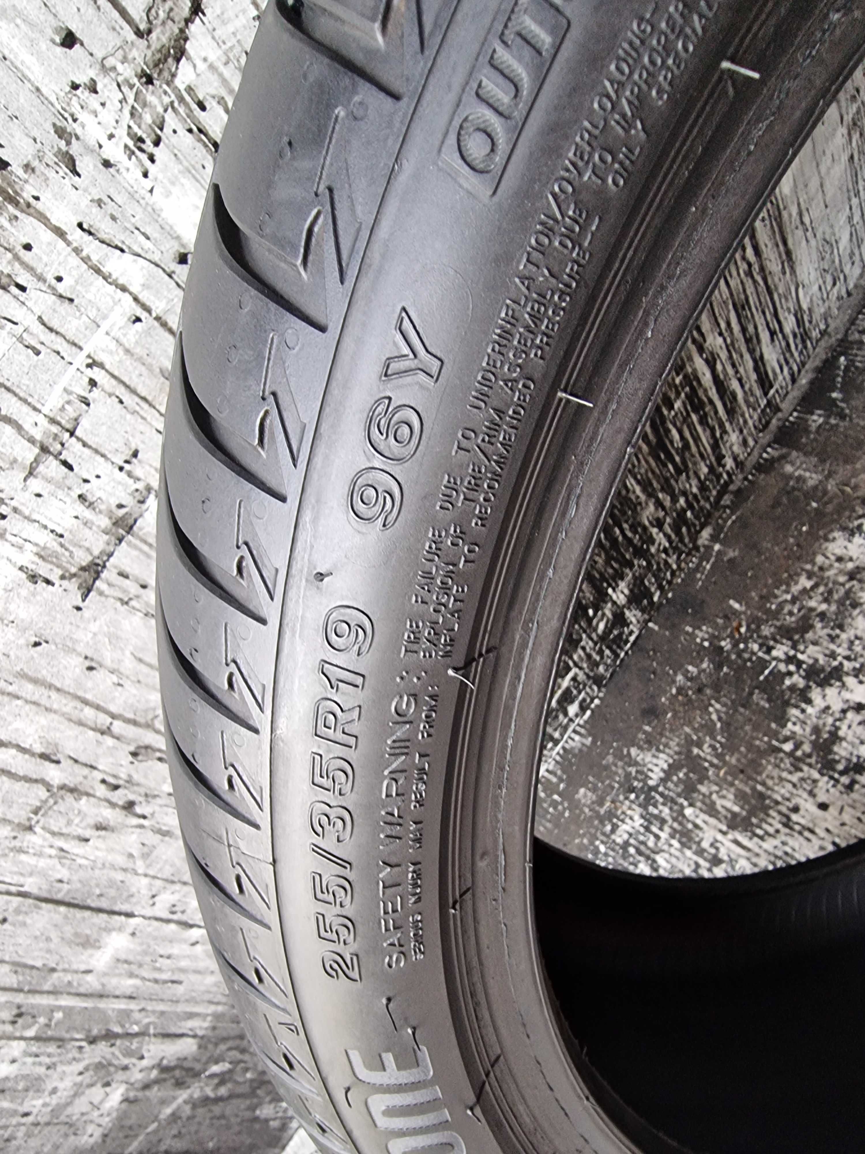 Sprzedam oponę 255/35 19" Bridgestone Turanza T005 6,5mm 2022r