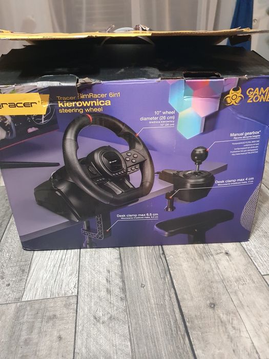 Kierownica do gier TRACER 6w1