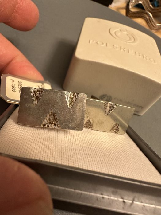 Srebrne spinki WMS - Polsrebro