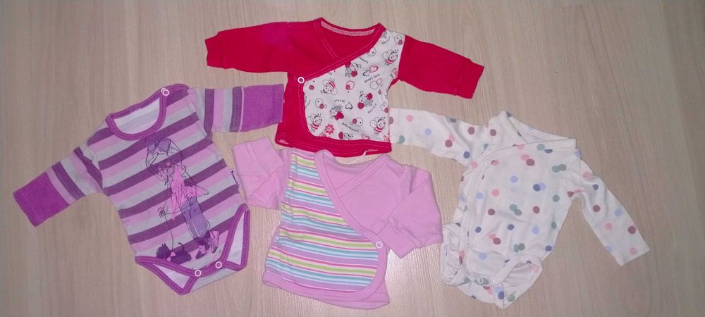 Body i kaftaniki, rozmiar 50-56, dla dziewczynki, stan IDEALNY