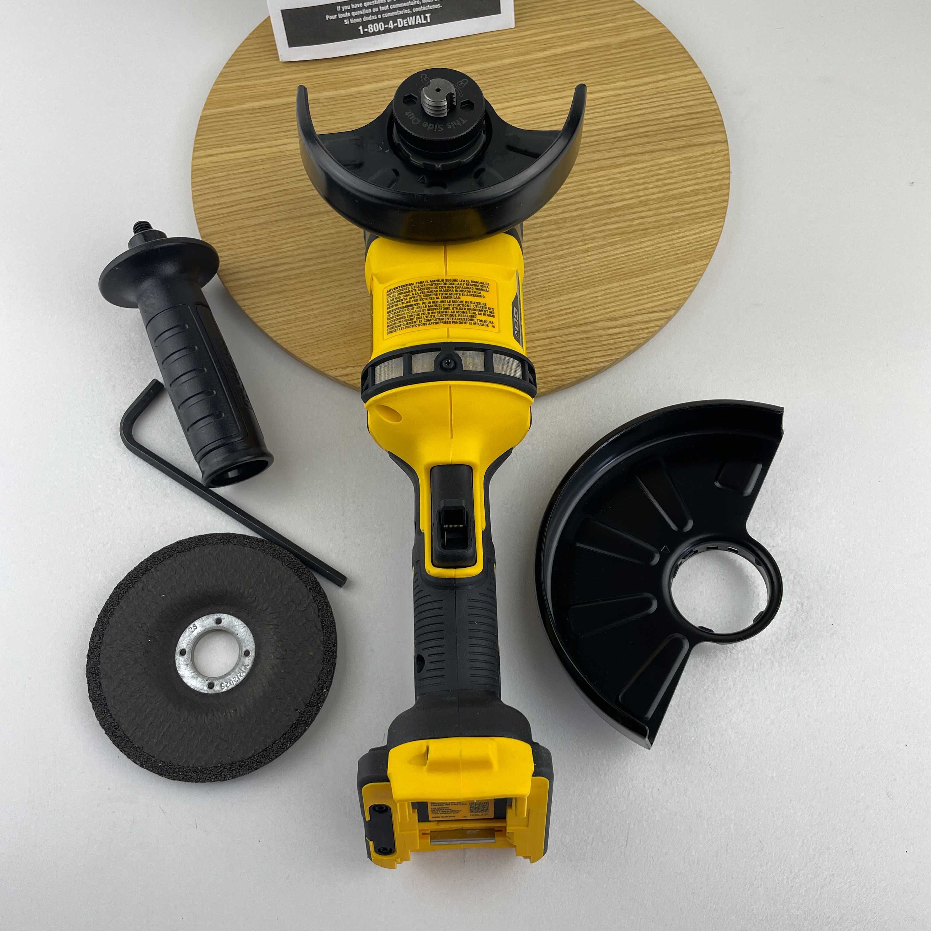 Безщіткова болгарка 115-150 мм DEWALT DCG418B FLEXVOLT 54/60V