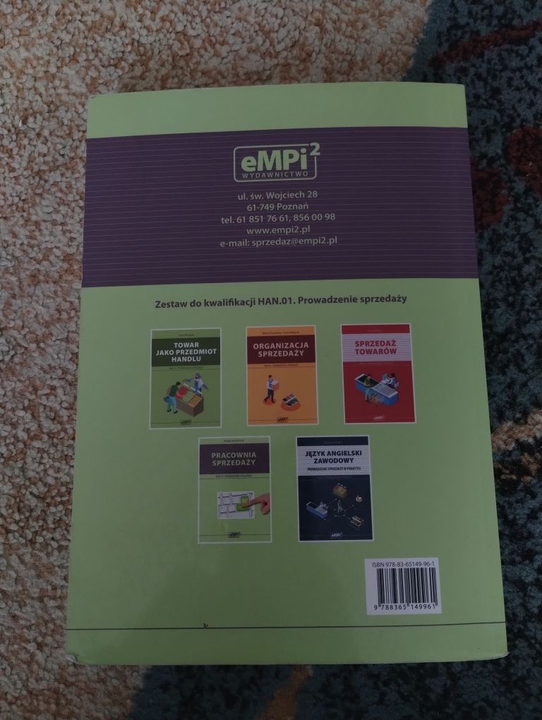 Pracownia sprzedaży. Kwalifikacja HAN.01. Prowadzenie sprzedaży. Zbiór