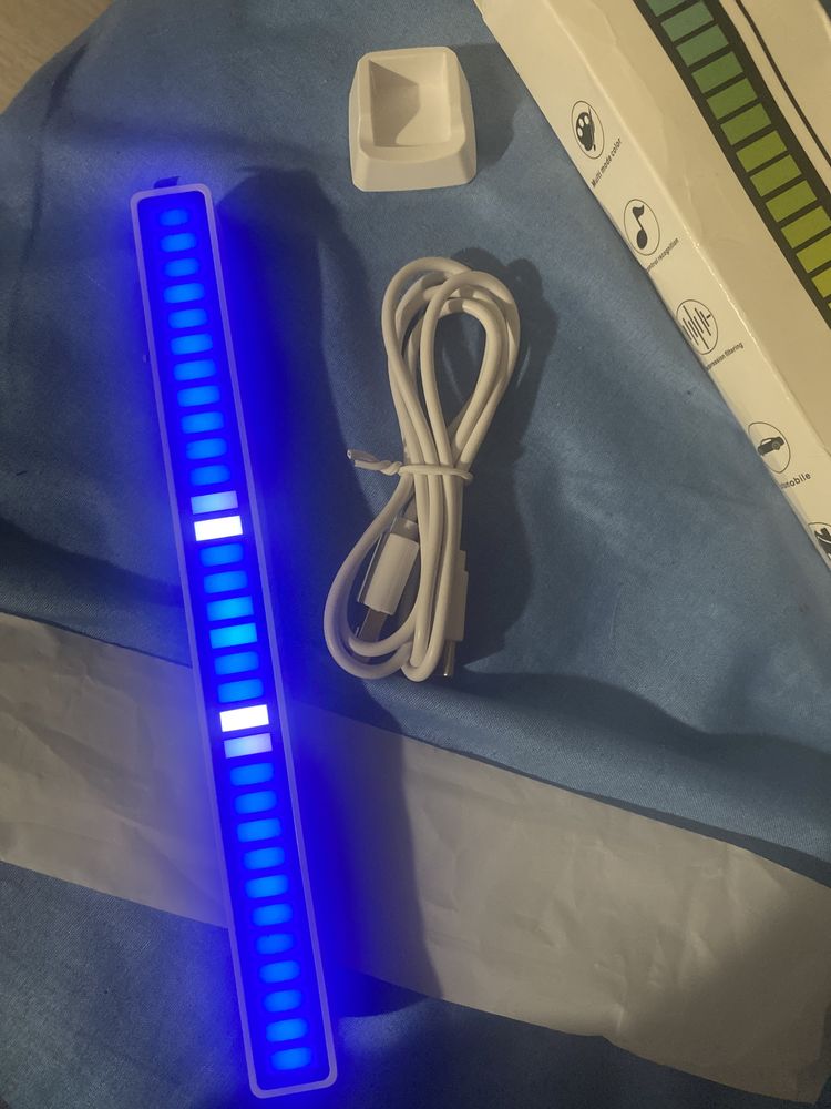 Светодиодный фонарь лампа подсветка RGB на USB