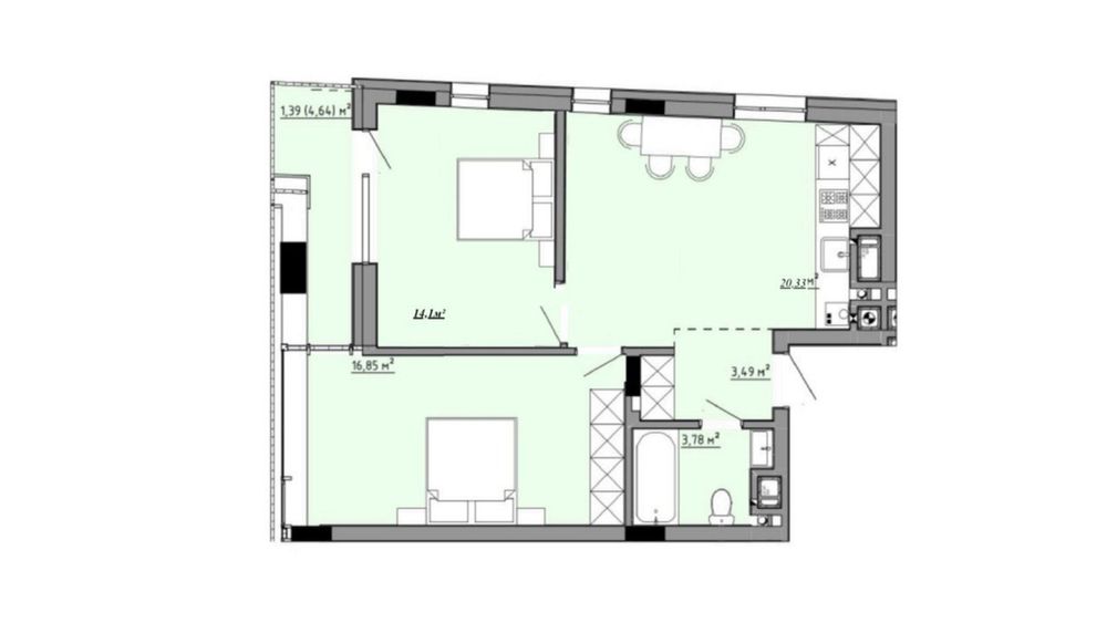 ПРОДАЖ 1-2 кім вул П Орлика (Фемілі Хаус )