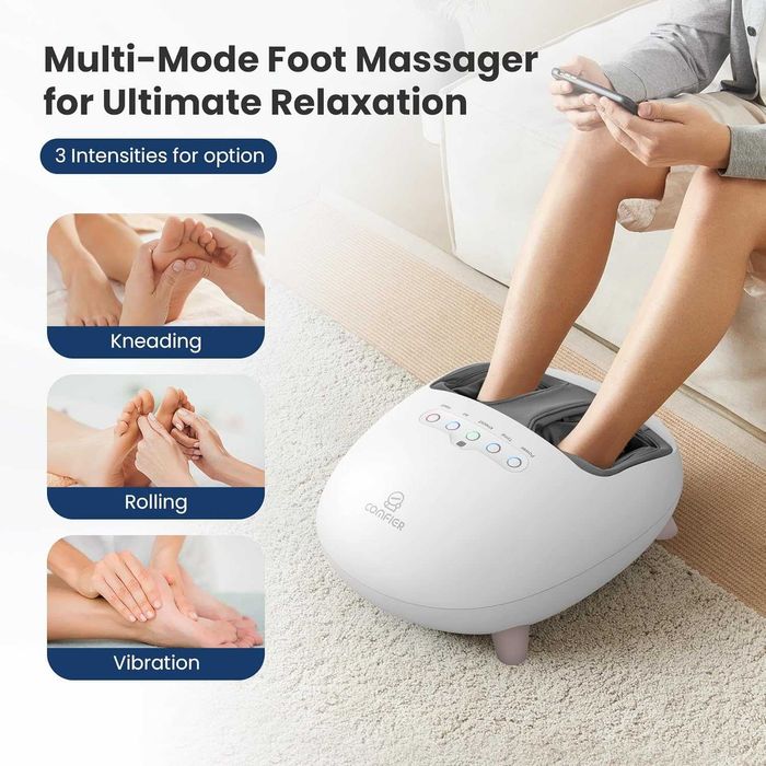 COMFIER Shiatsu elektryczny masażer stóp z ogrzewaniem, CF-53332