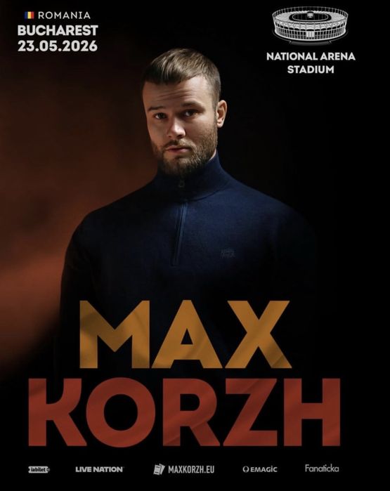 Квитки Макс Корж 23.05.2026 Бухарест Фан, Денс, Сектори