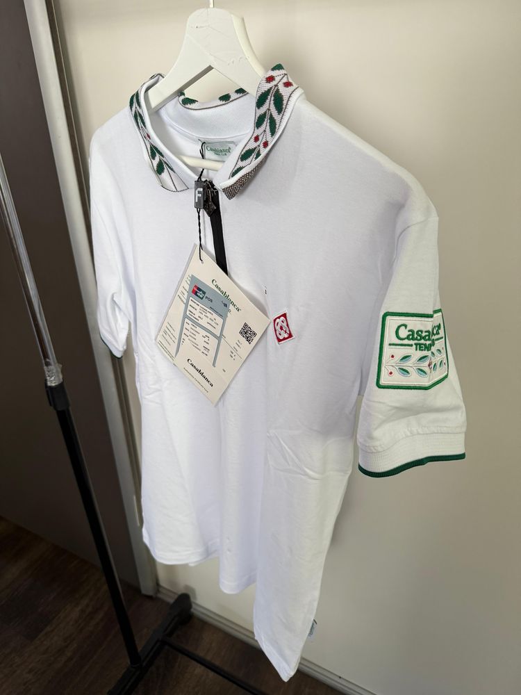 Koszulks Polo biala Casablanca