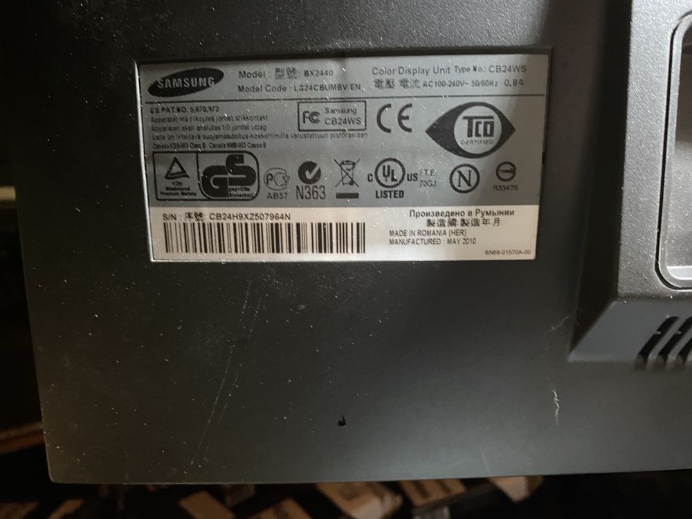 Монітори, asus vw225n, lg l1730s, samsung bx2440