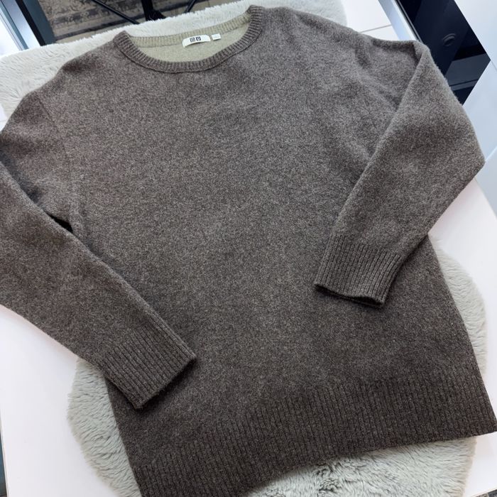 Светр светер uniqlo вовна шерсть чоловічий м-л