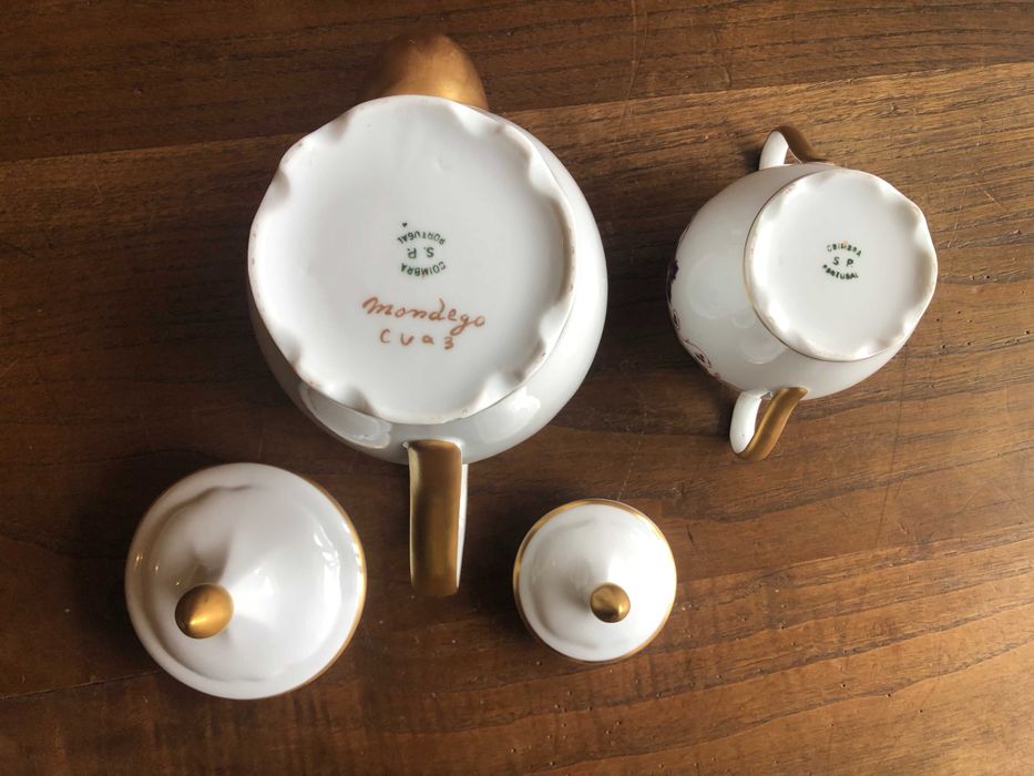Serviço de chá porcelana SP Coimbra