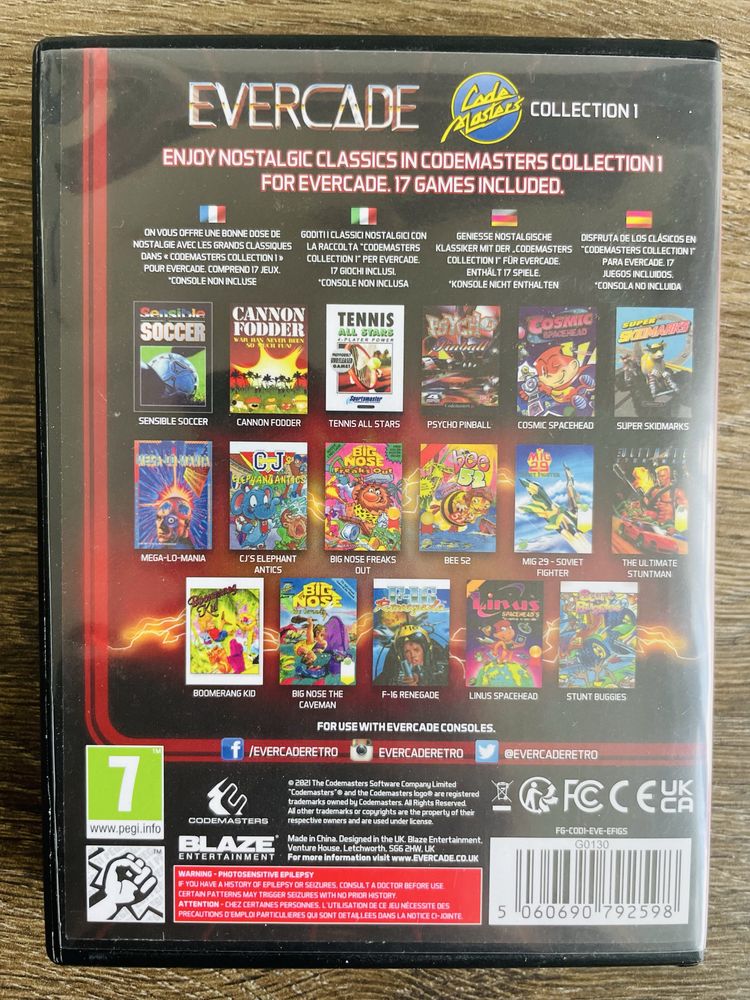 Evercade Code Masters Collection 1