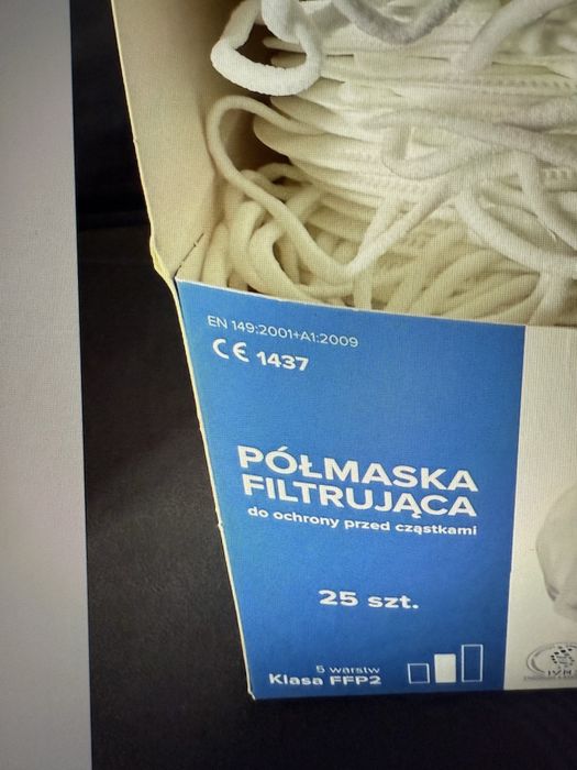 Półmaska filtrująca FFP2 - 40 sztuk