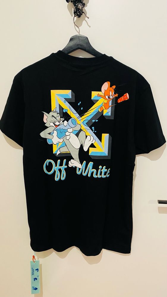 koszulka Off White męska Tom i Jerry XL XXL