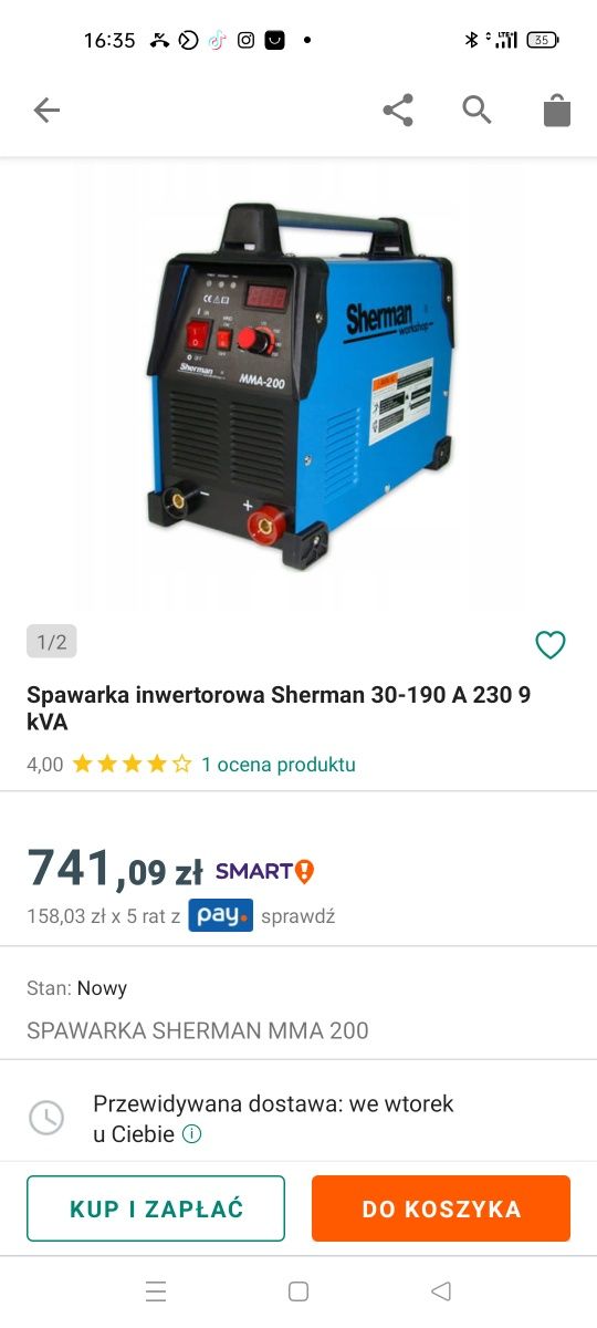 Spawarka 200a prawie nowa +