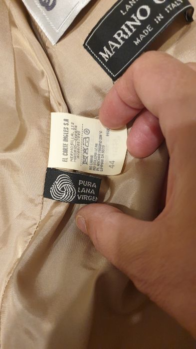 Lindo casaco italiano pura lã