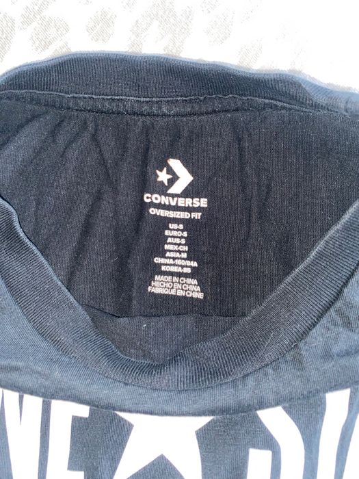T-shirt Converse czarny