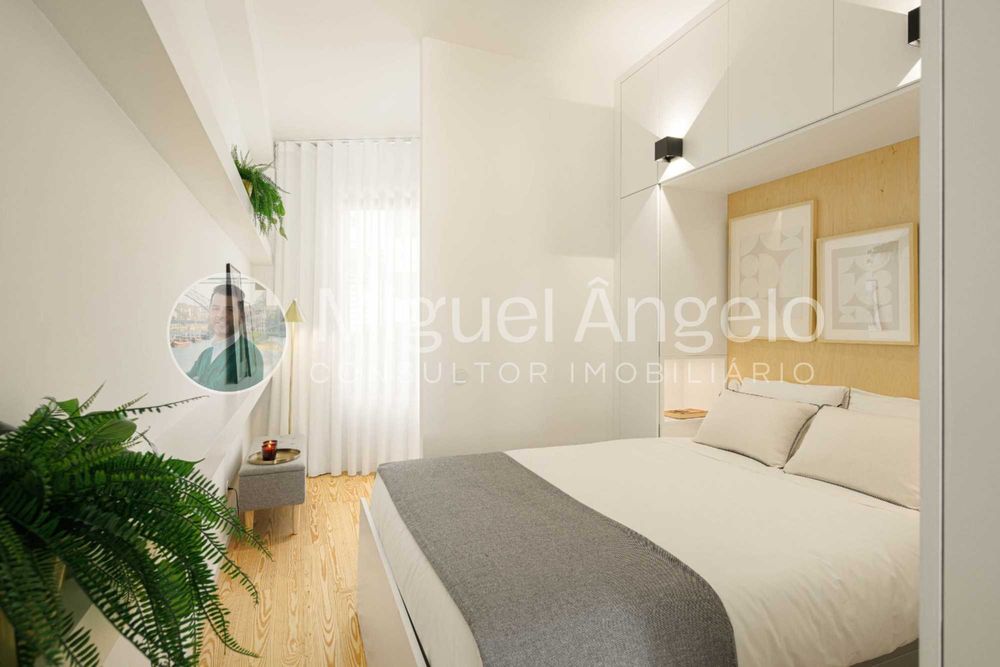 Arrendamento:Apartamento T1 R/C moderno c/ terraço no coração do Porto