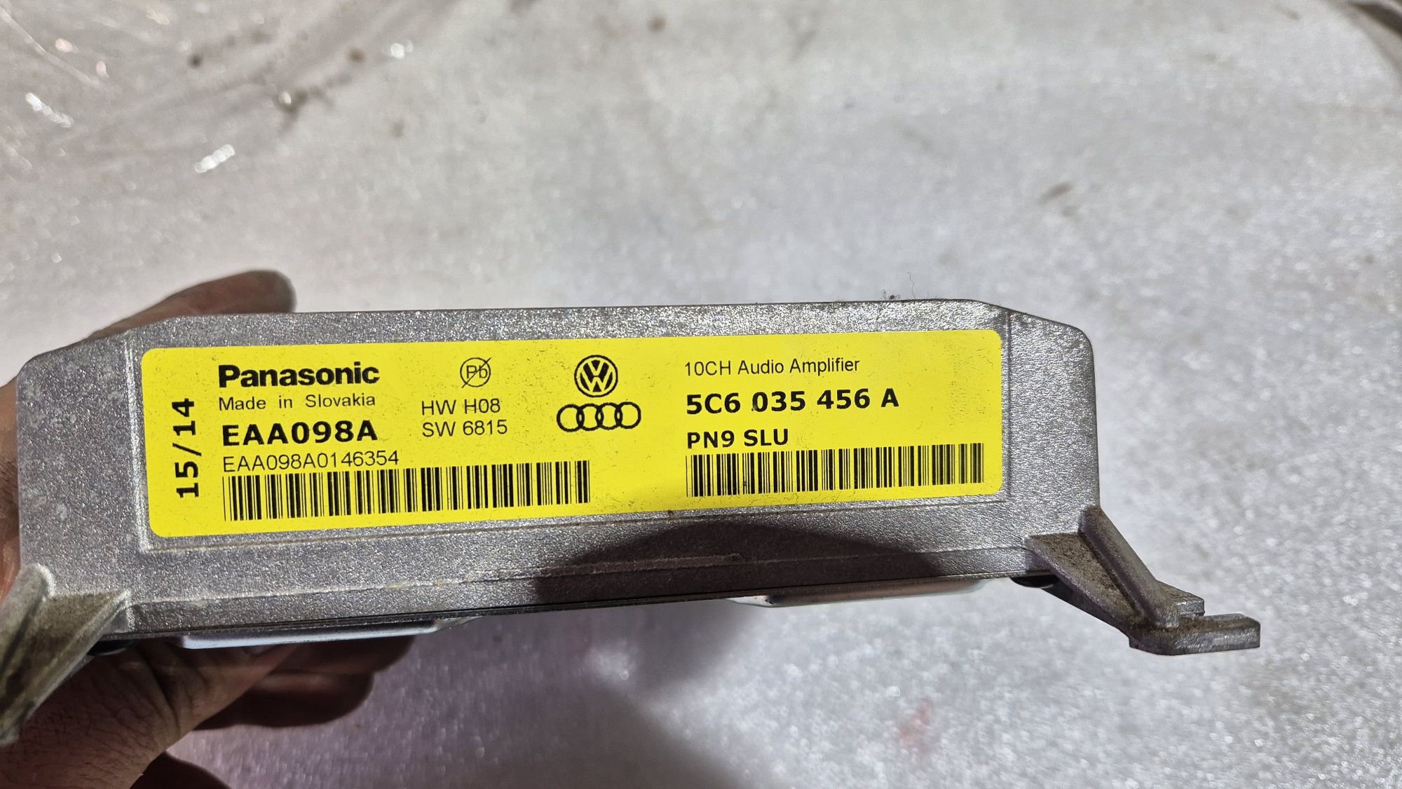 Wzmacniacz 5C6 skoda superb 2 II lift 3T0 Europa