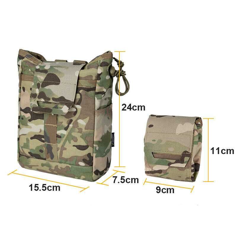 Подсумок IDOGEAR Molle Dump Pouch  ,сворачиваемый на шнурке