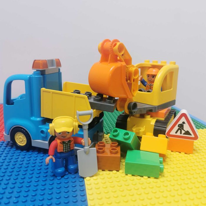 LEGO DUPLO 10812 Ciężarówka i koparka gąsienicowa