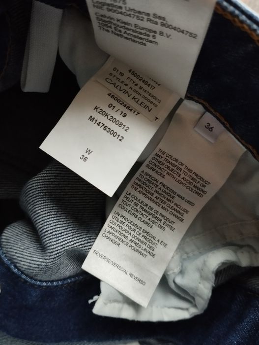 Spódnica midi jeansowa jeans Calvin klein guziki spódnica jeansowa