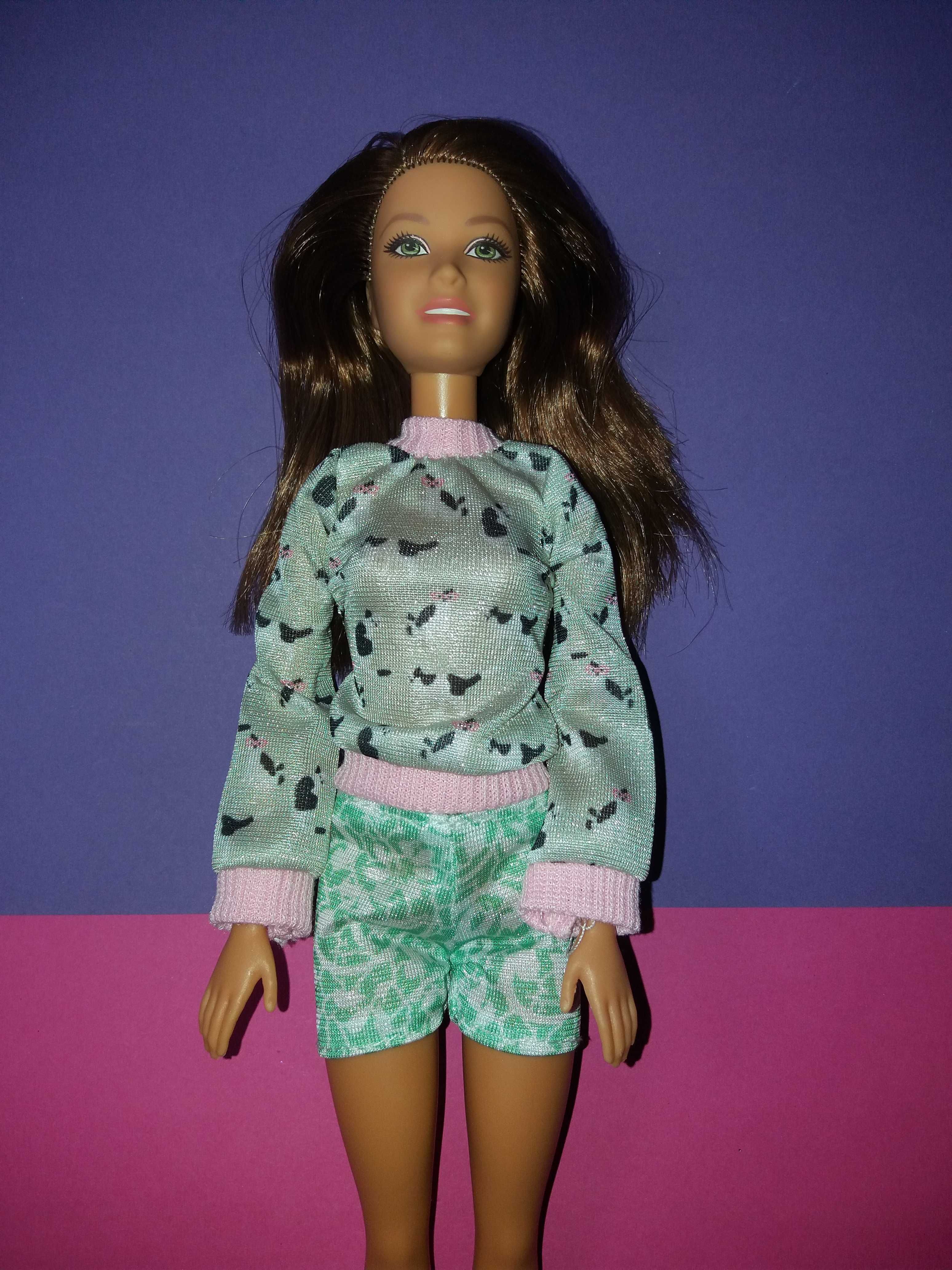Ubranka dla lalki Barbie spodenki bluzka buciki