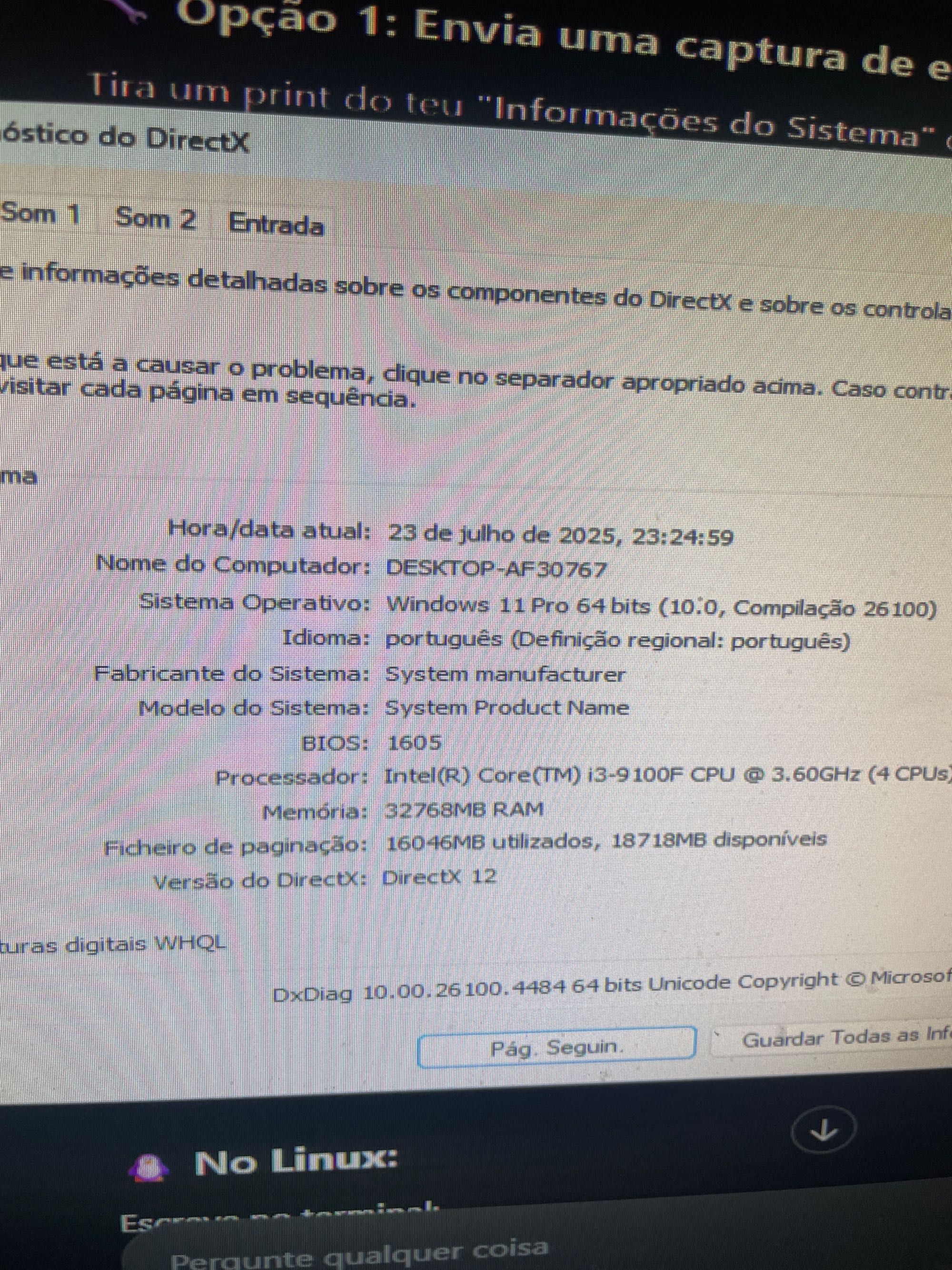 Computador + Monitor + Perifericos