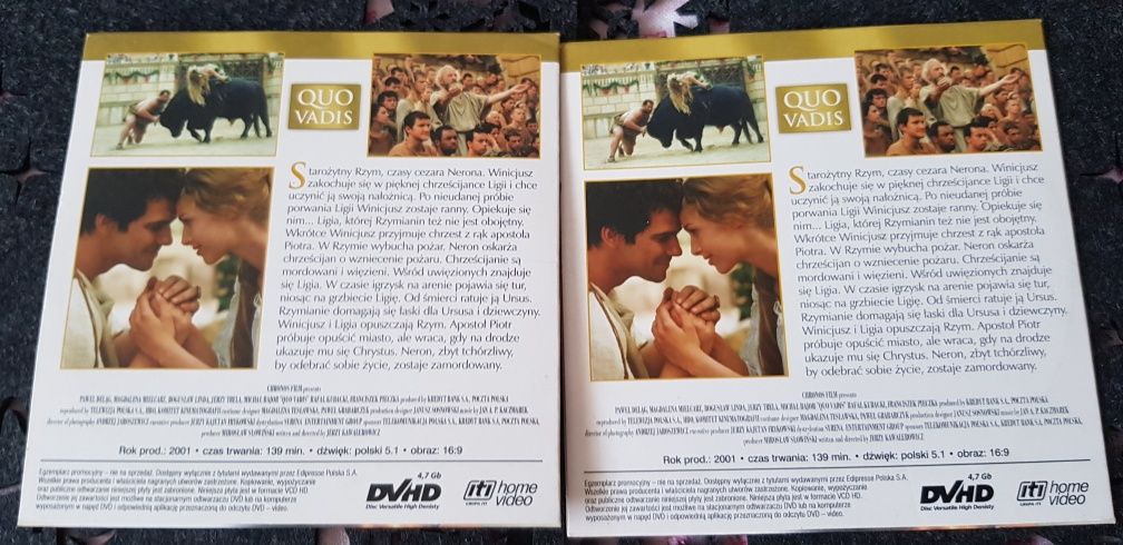 Quo Vadis 2 płyty DVD