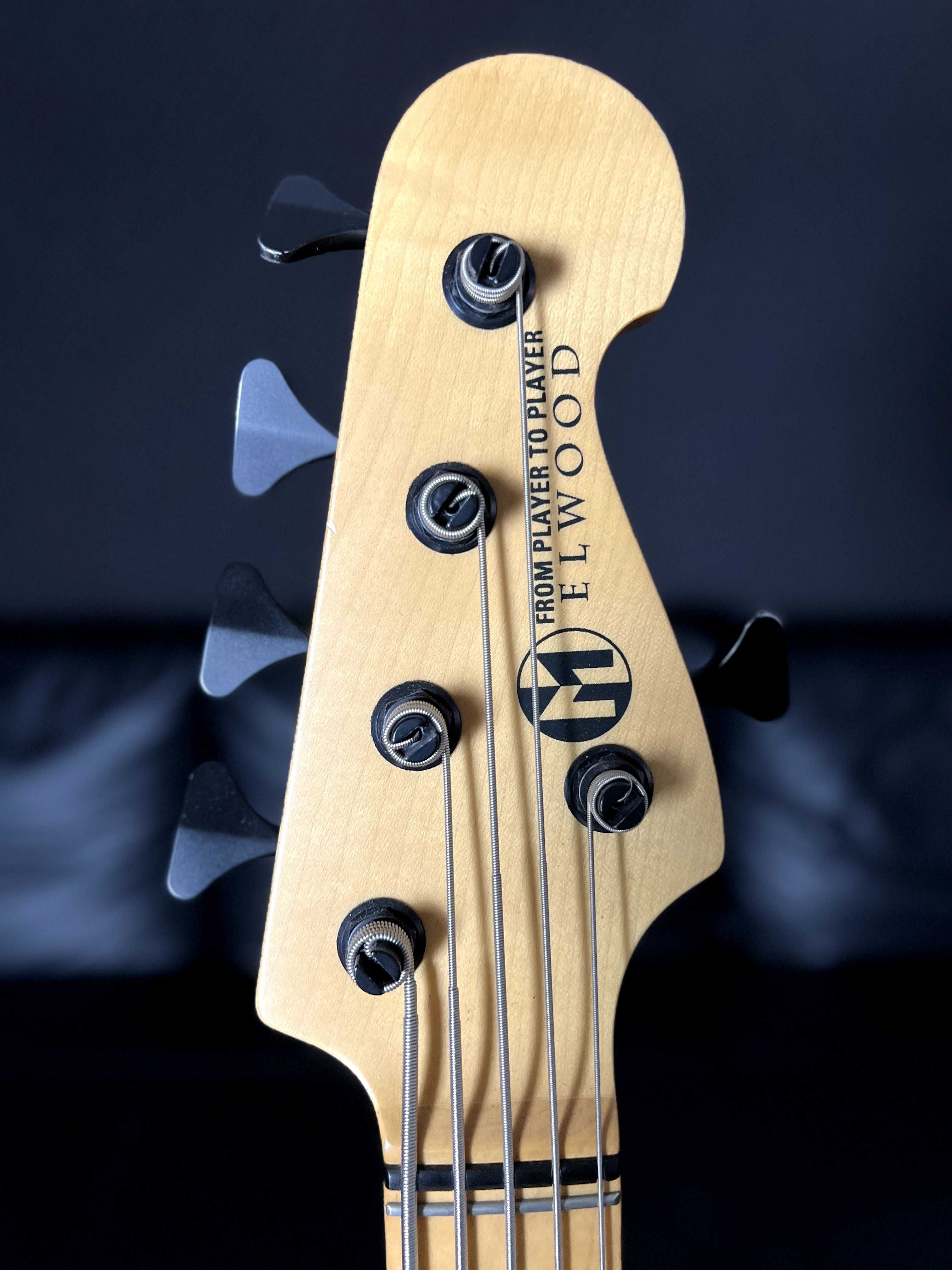 Maruszczyk Elwood 5 - Spalted Maple & Swamp Ash Body w/ upgrades